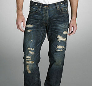 Модные мужские джинсы с дырками своими руками